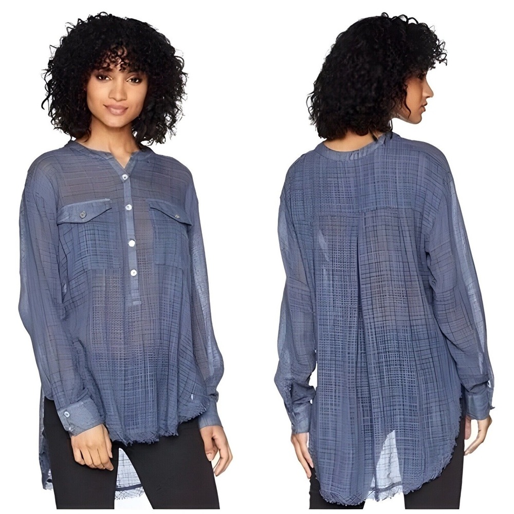 NWOT Free People Talk To Me Blouse